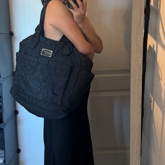 Black Quilted Tote Bag Marc Jacobs - Picture 7 of 9